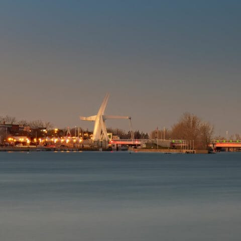 Vu du pont de Saint-Jean-sur-Richelieu.